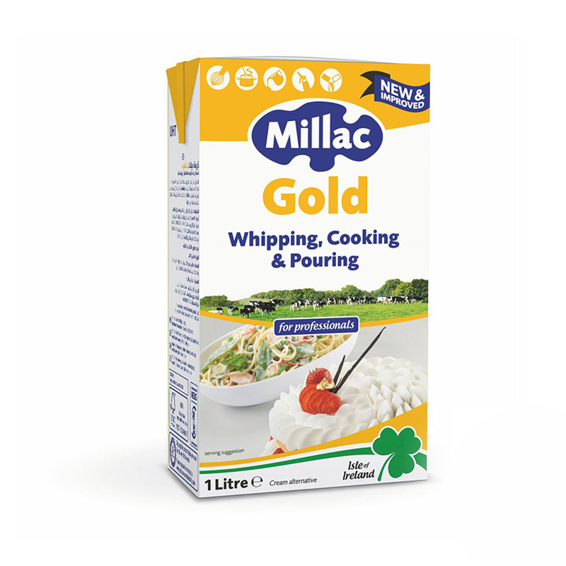 Millac Gold Whipping, Cooking & Pouring Cream 1 ltr
