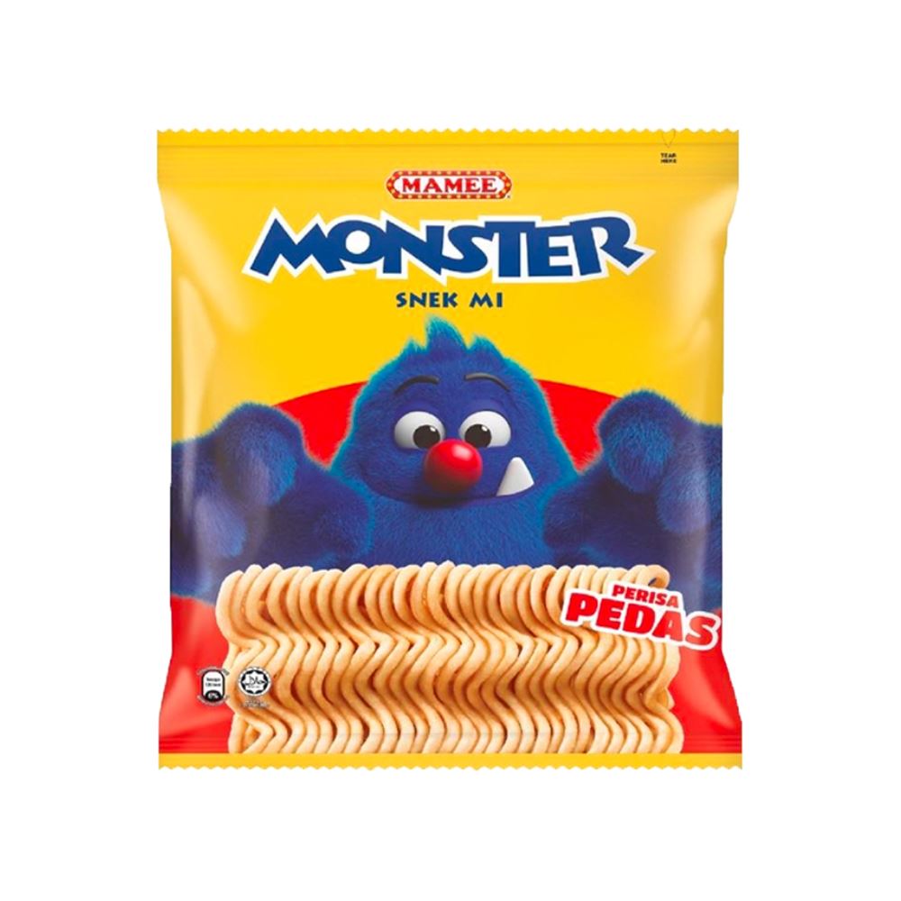 MAMEE MONSTER NOODLE SNACK SPICY 25G