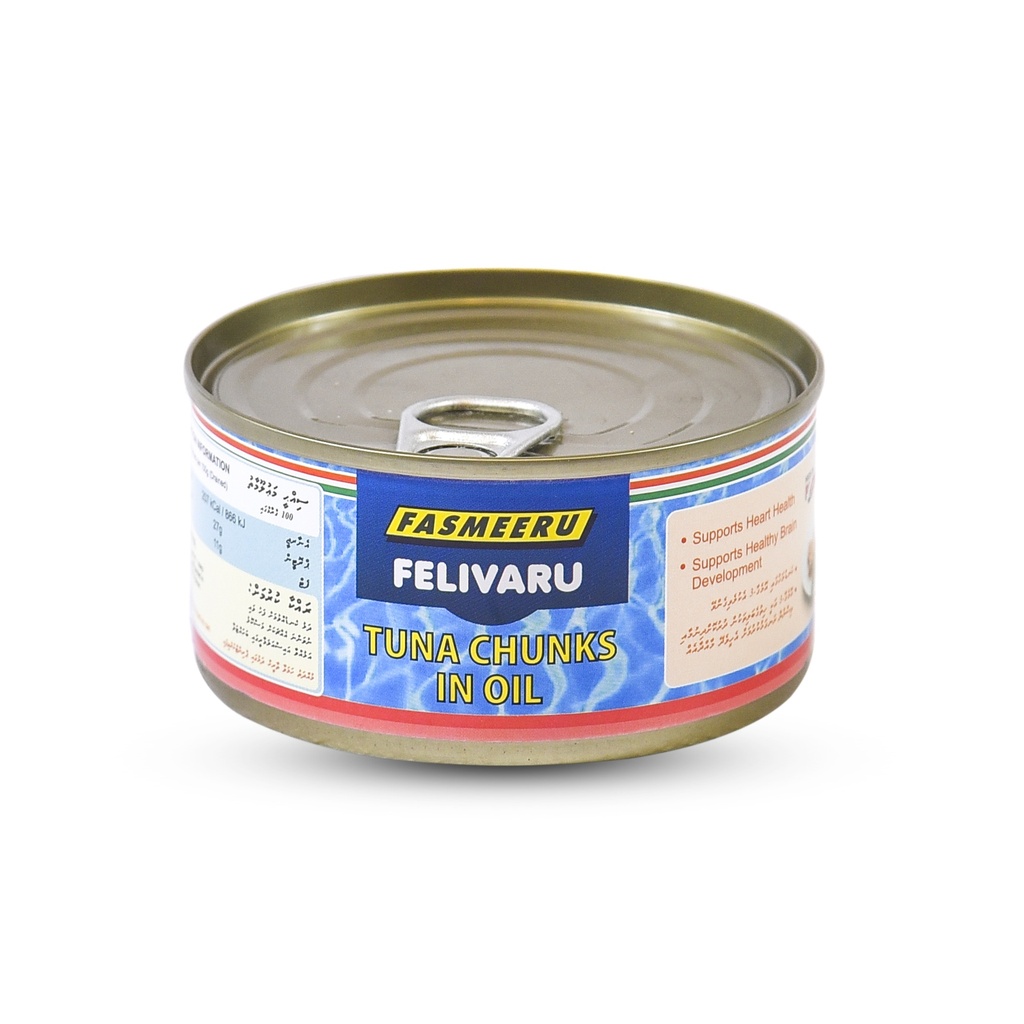 FASMEERU FELIVARU TUNA CHUNKS IN OIL 180G