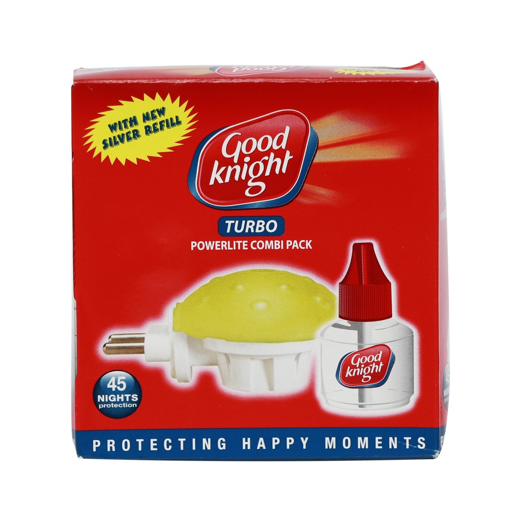 GOOD KNIGHT TURBO POWERLITE MACHINE REFILL COMBO 45 NIGHTS