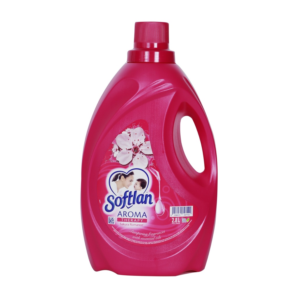 SOFTLAN FABRIC SOFTENER AROMA THERAPY SAKURA ROMANCE 2.8LTR