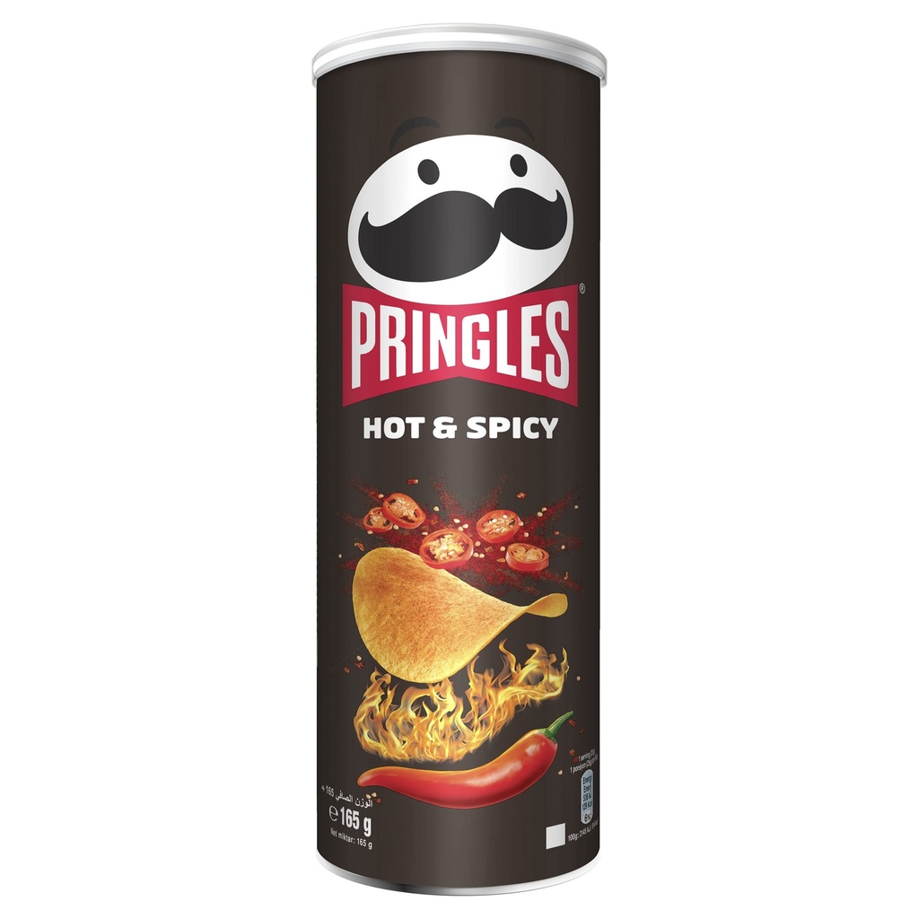 PRINGLES HOT & SPICY 165G