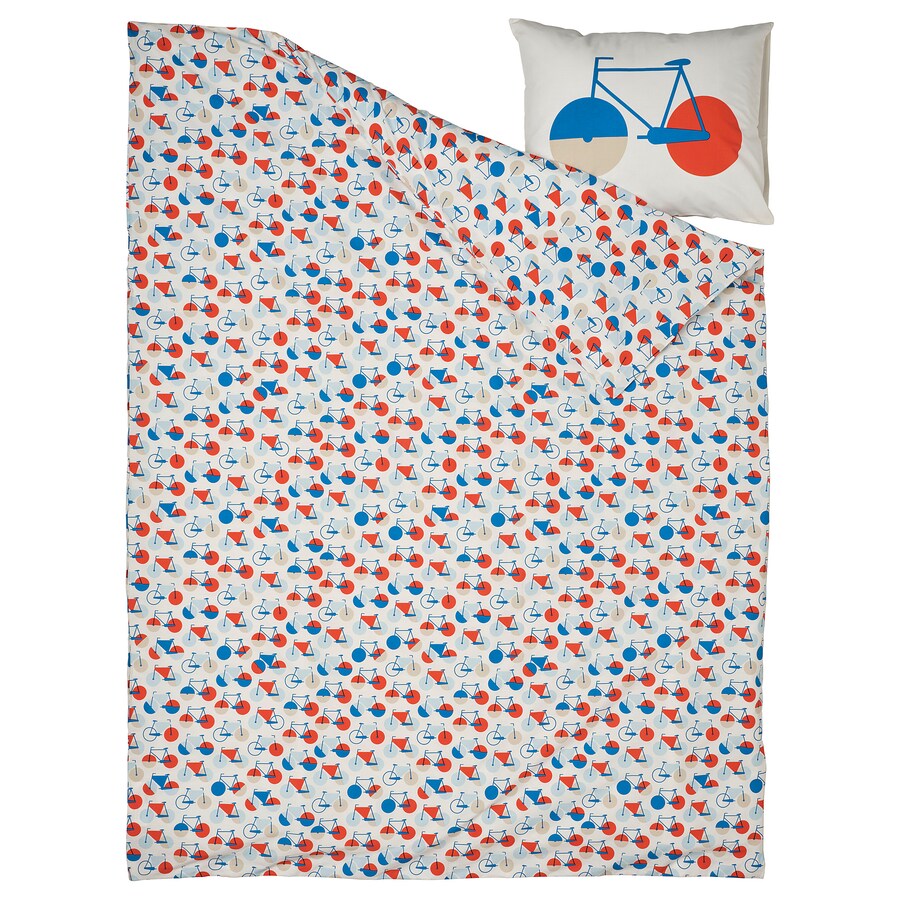 [704.957.00] Ikea Sportslig Quilt Cover Pillowcase 150X200cm