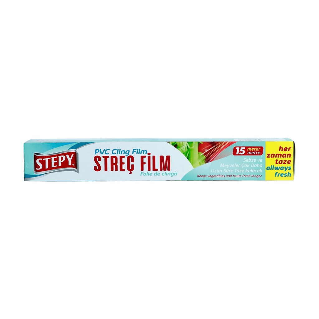 Stepy Pvc Cling Film 15m For Food
