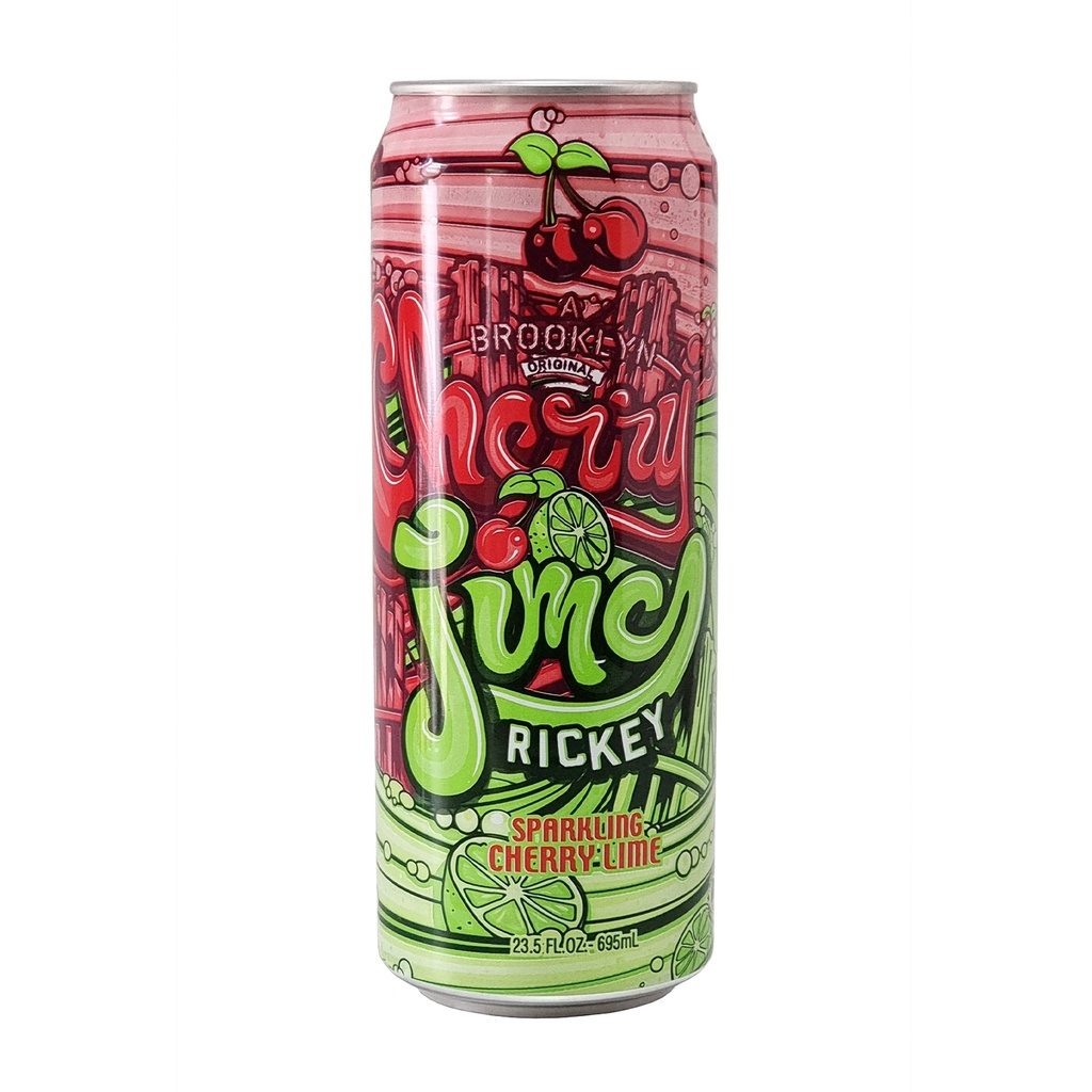 ARIZONA BEVERAGES SPARKLING CHERRY LIME RICKEY 695ML