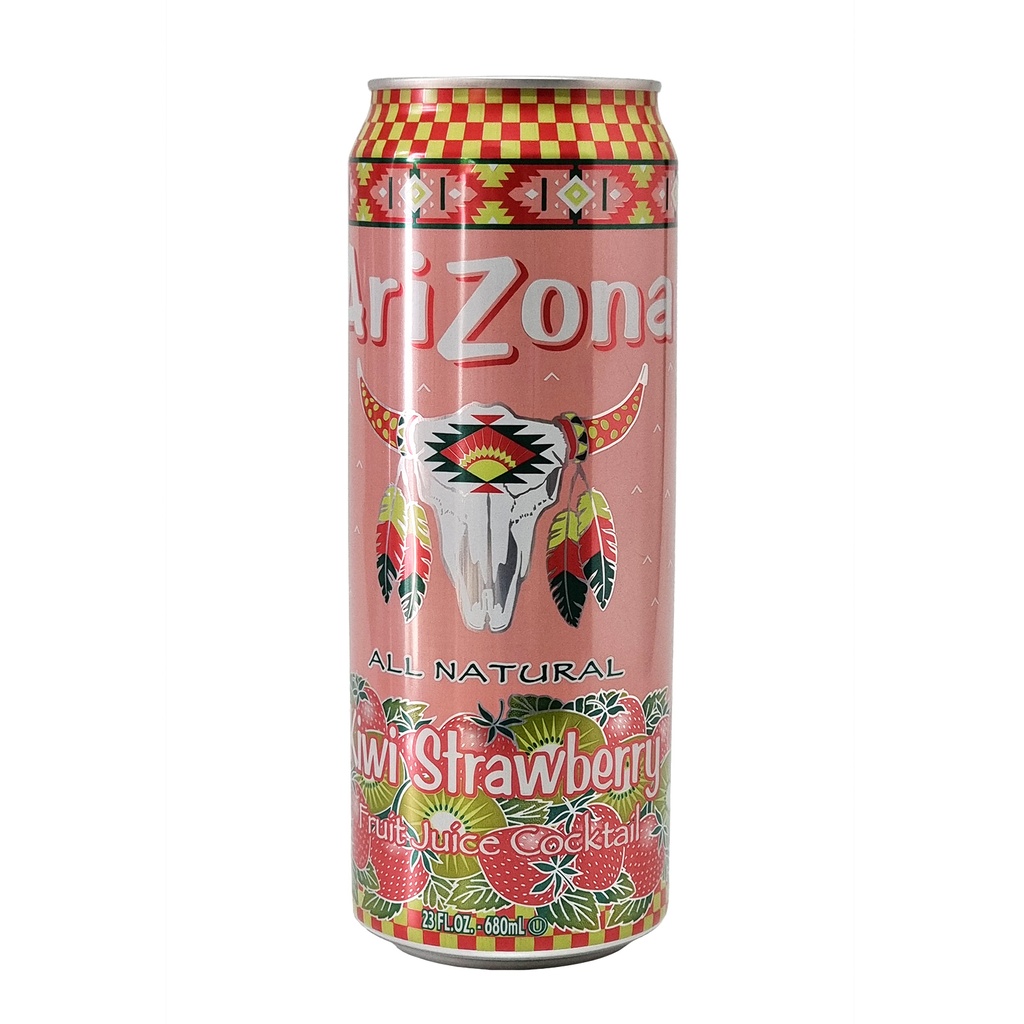 ARIZONA BEVERAGES KIWI STRAWBERRY FRUIT JUICE COCKTAIL 680ML