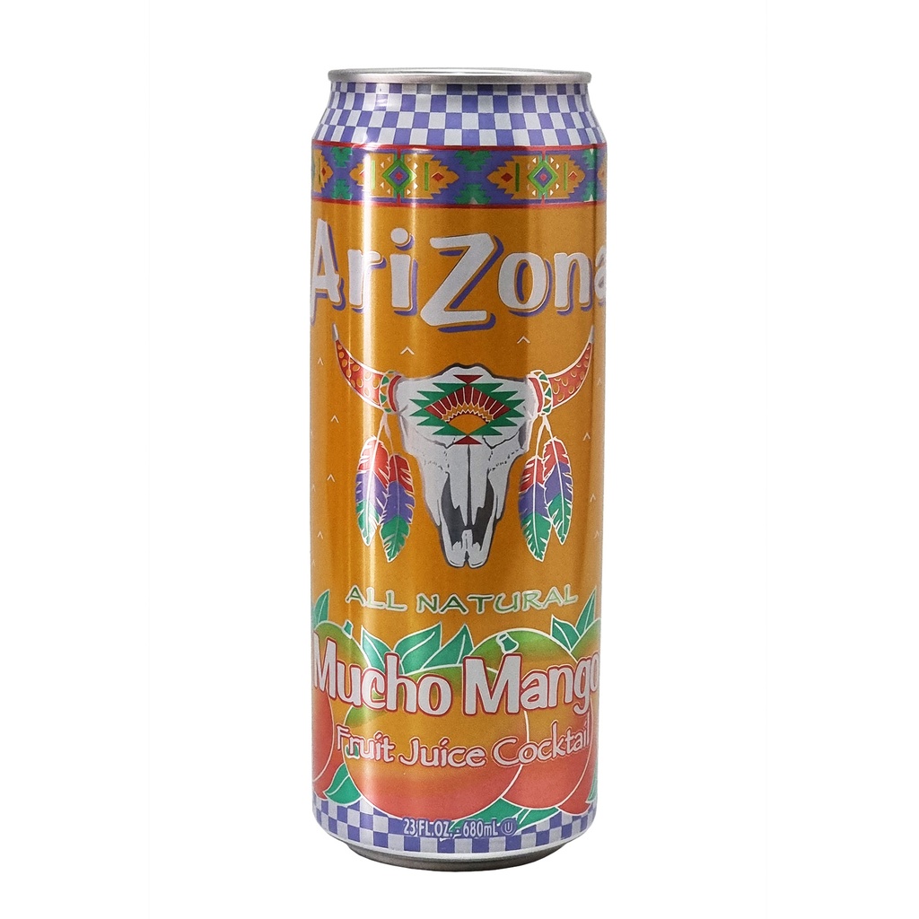 ARIZONA BEVERAGES MUCHO MANGO FRUIT JUICE COCKTAIL 680ML