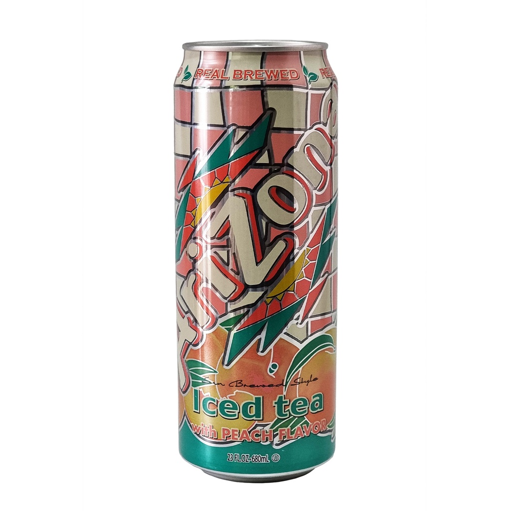 ARIZONA BEVERAGES PEACH ICED TEA 680ML