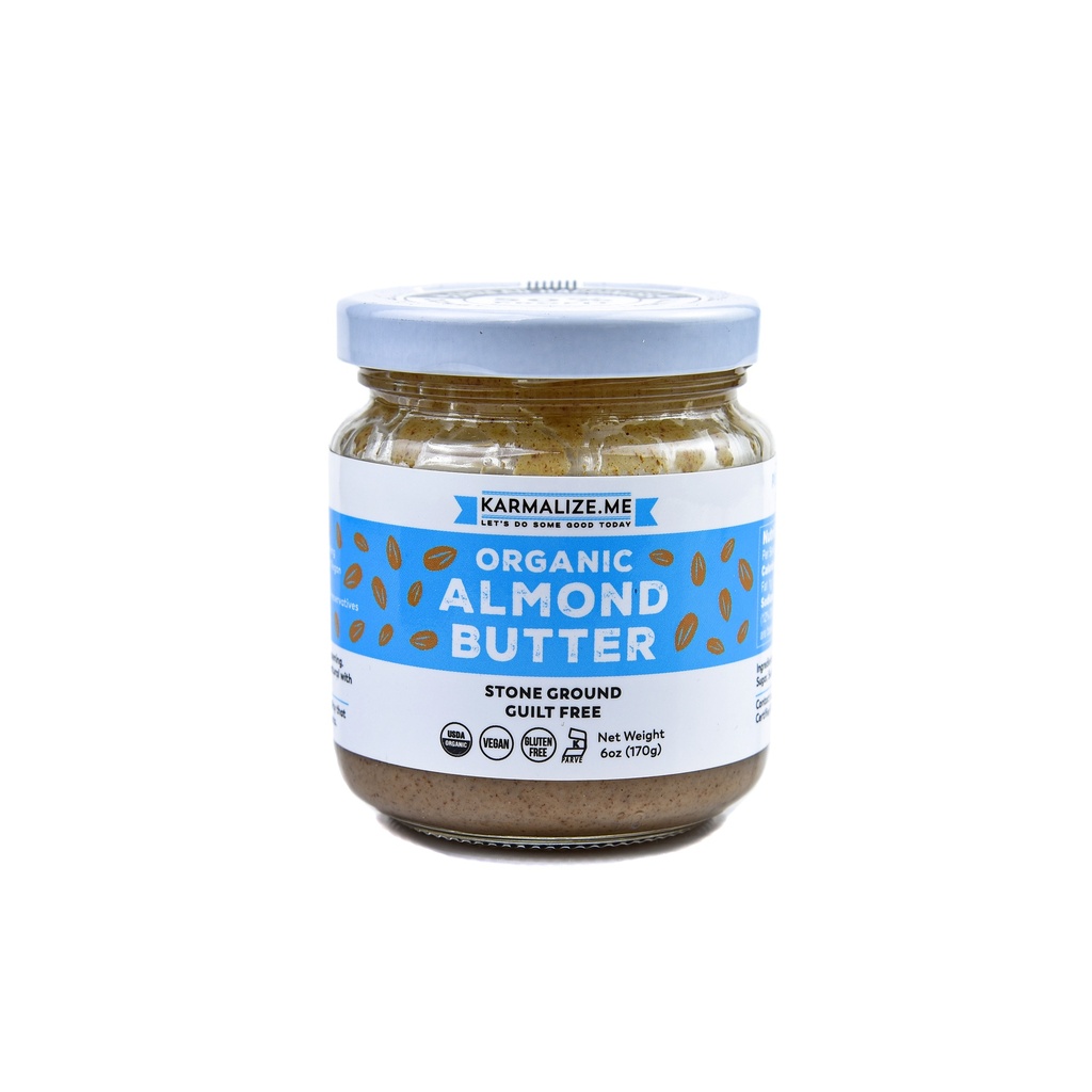 KARMALIZE ORGANIC ALMOND BUTTER 170G