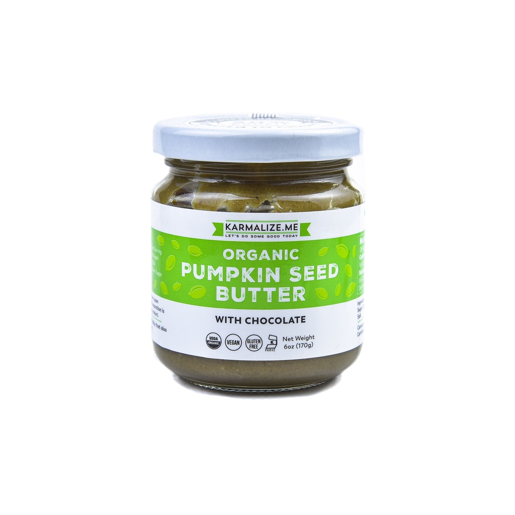 KARMALIZE ORGANIC PUMPKIN SEED BUTTER WITH CHOCOLATE 170G