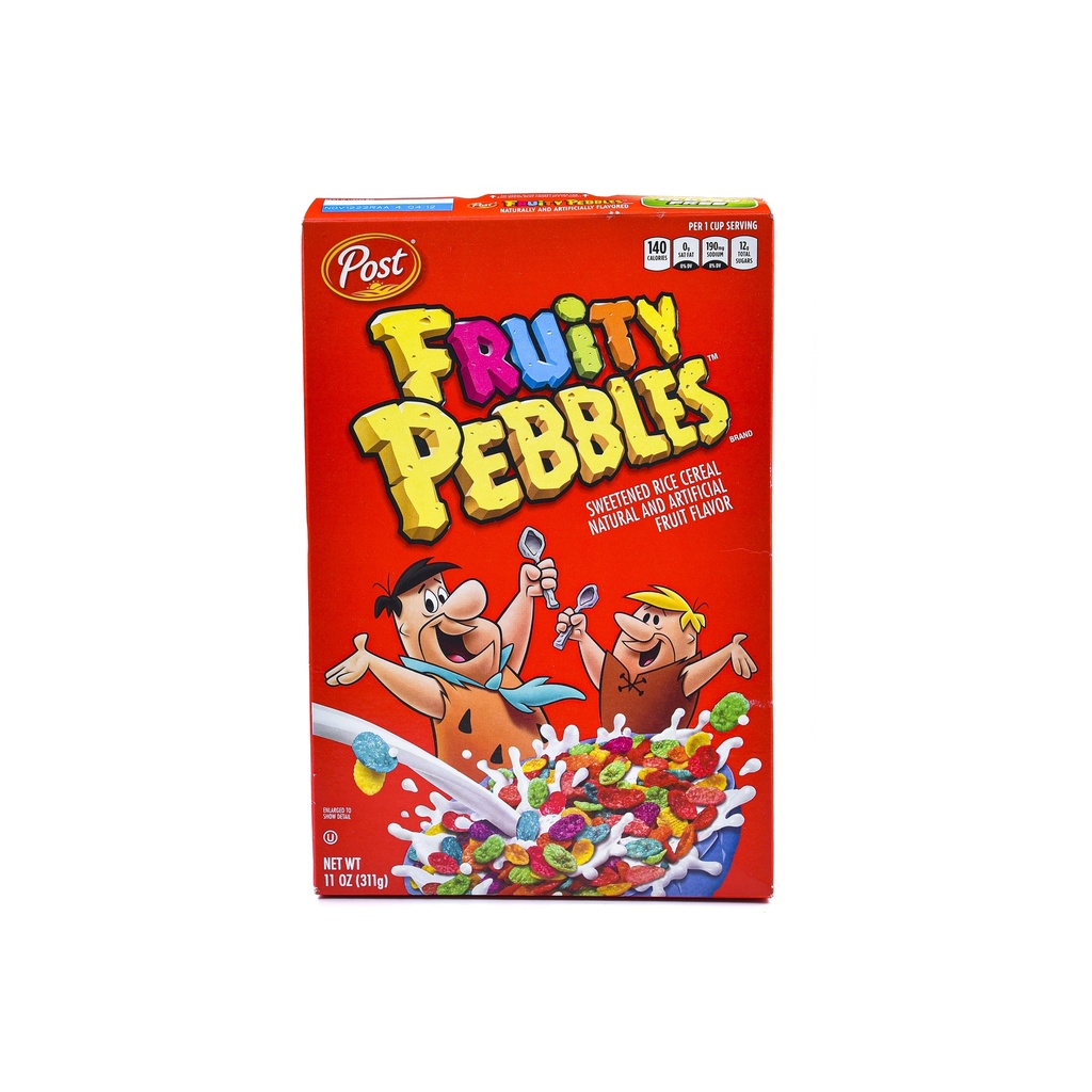 POST FRUITY PEBBLES CEREAL 311G