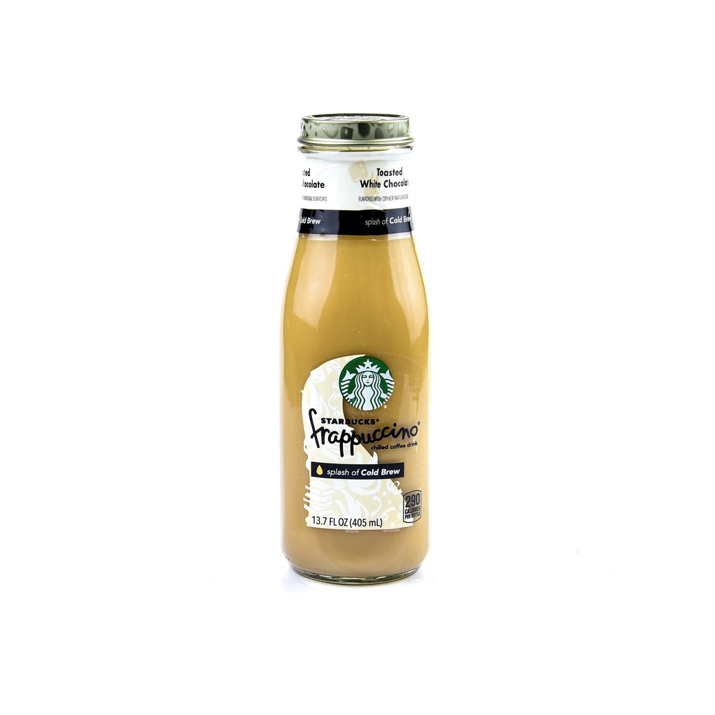 STARBUCKS FRAPPUCCINO TOASTED WHITE CHOCOLATE W/ SPLASH OF COLD BREW 405ML