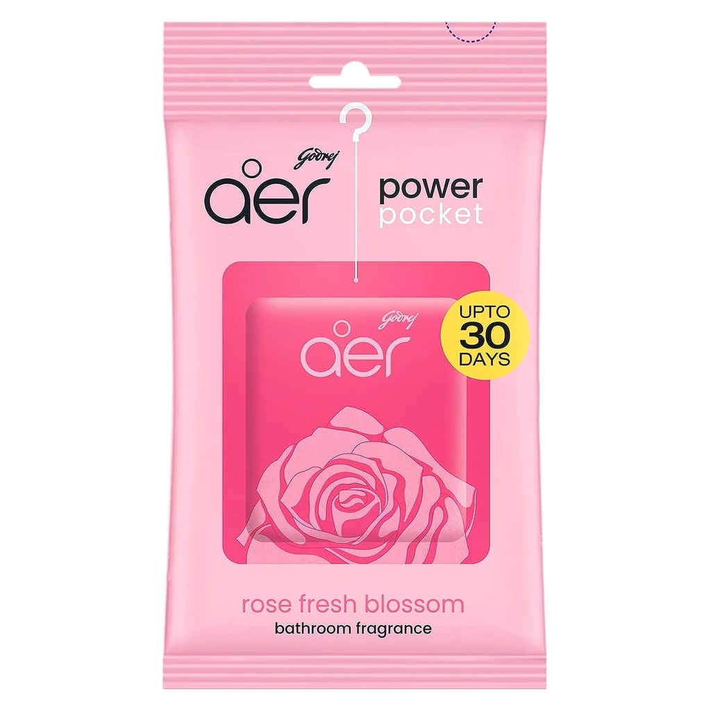 Godrej Aer Pocket - Rose Fresh Blossom 10g