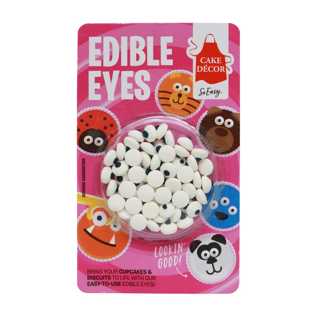 CAKE DECOR EDIBLE EYES 25G