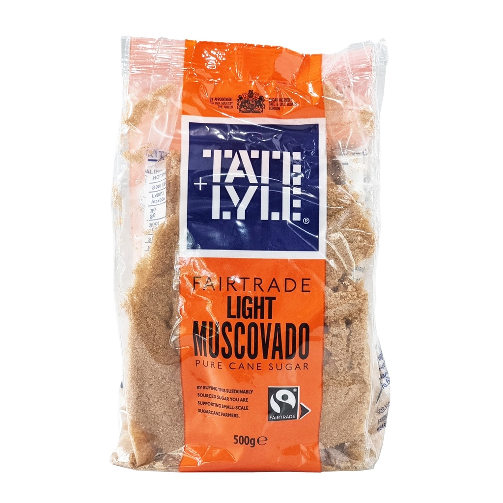 Tate & Lyle Fairtrade Light Muscovado Pure Cane Sugar 500g