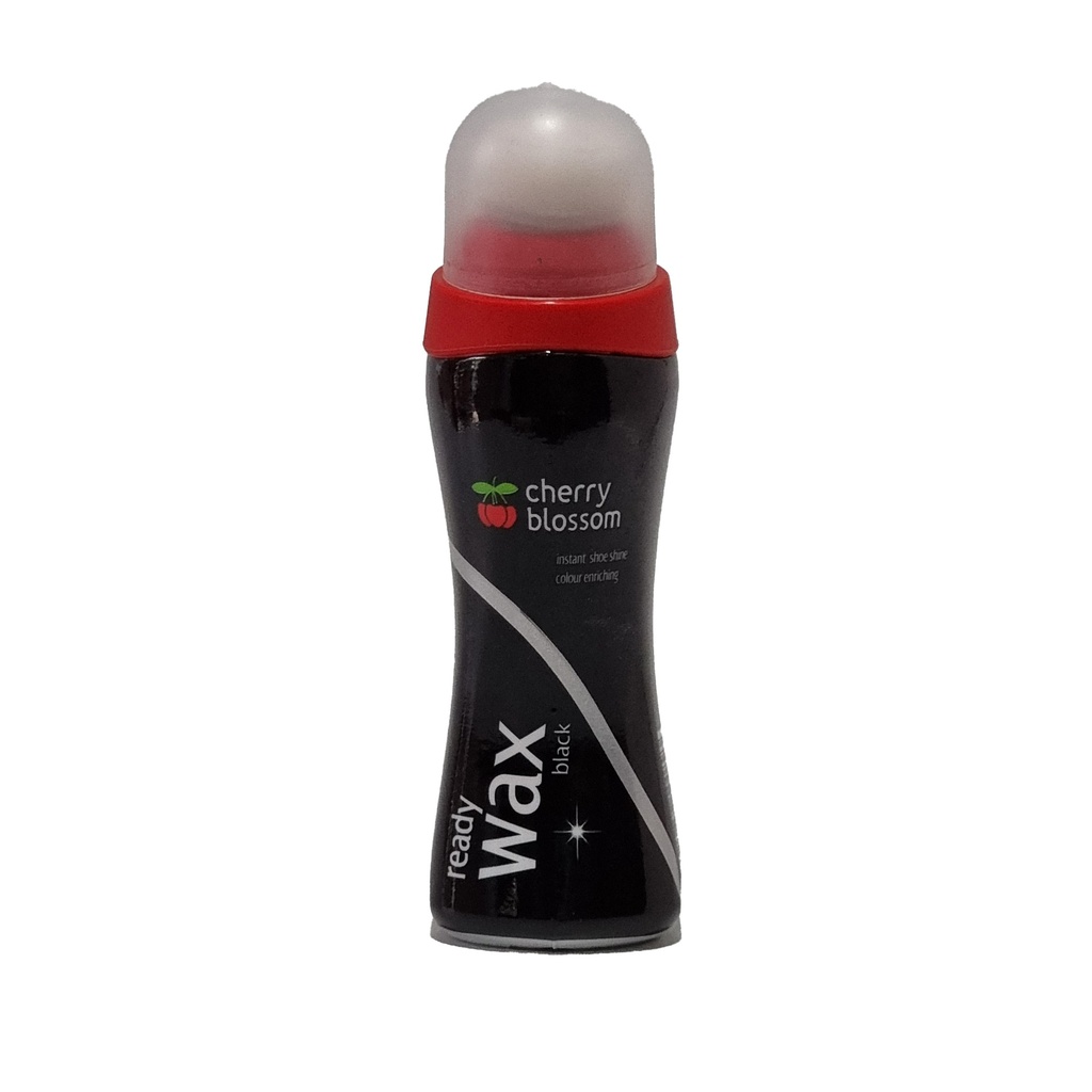 Cherry Blossom Ready Shoe Wax Black 85ml