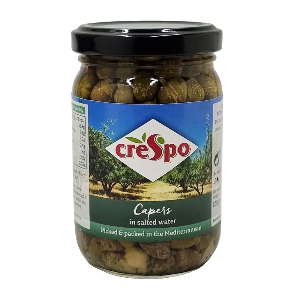 CRESPO CAPERS IN SALTED WATER 198G