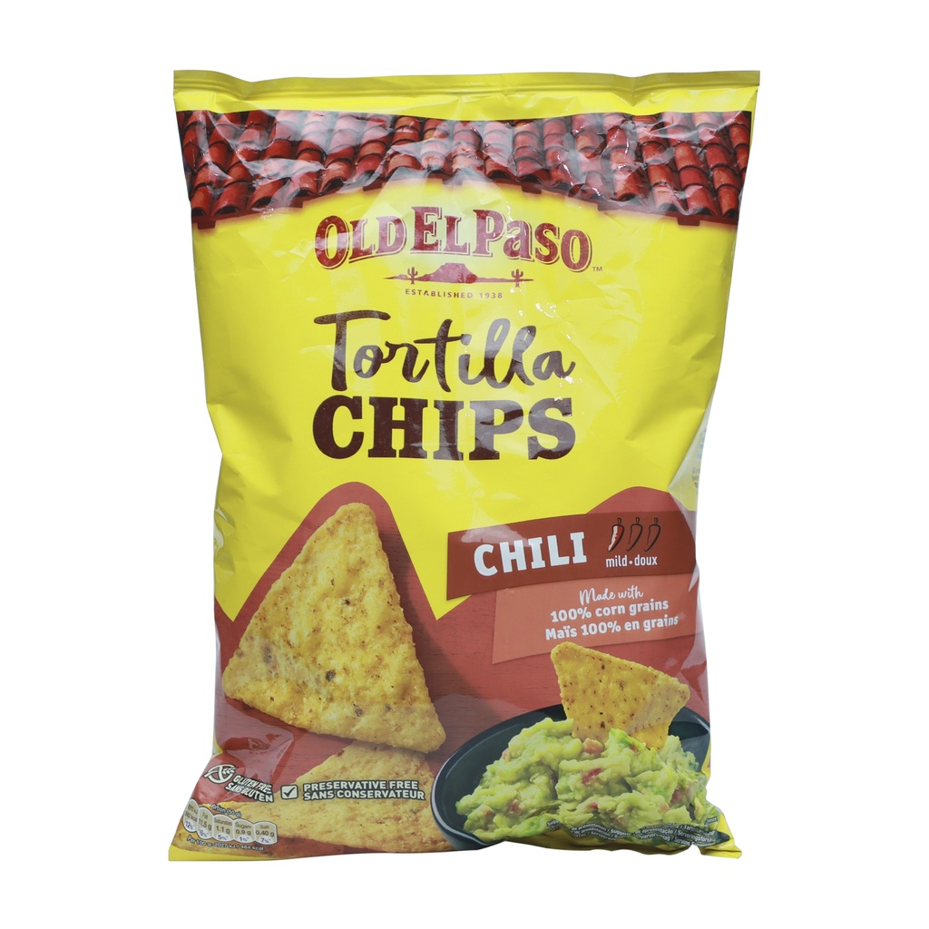 OLD EL PASO TORTILLA CHIPS CHILI 185G