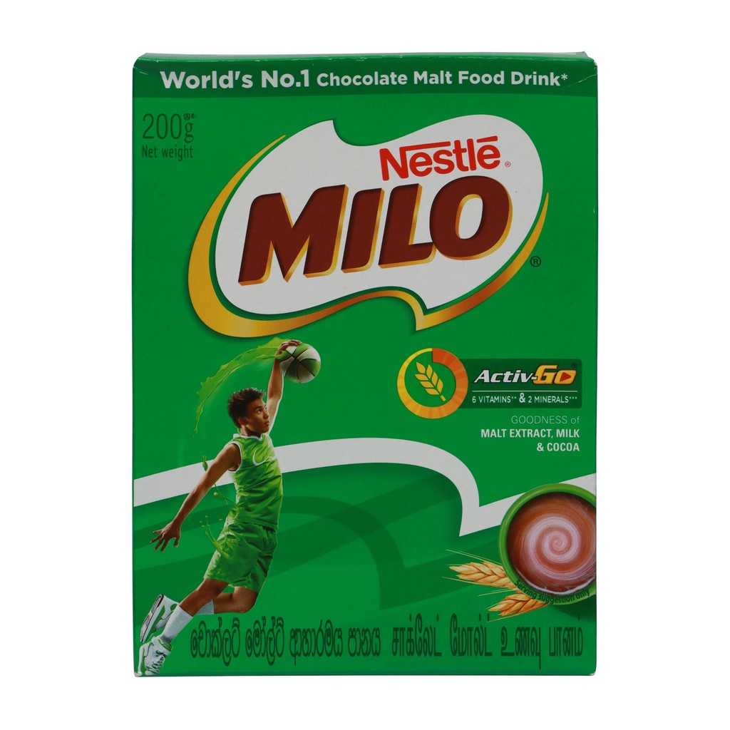 MILO POWDER BOX PACK 200G