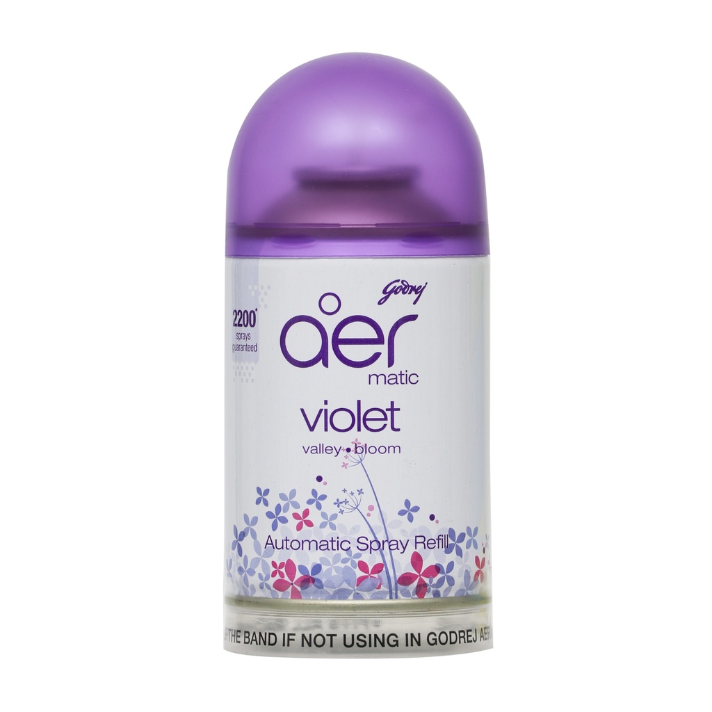 Godrej Aer Matic Spray Refill - Violet Valley Bloom 225ml