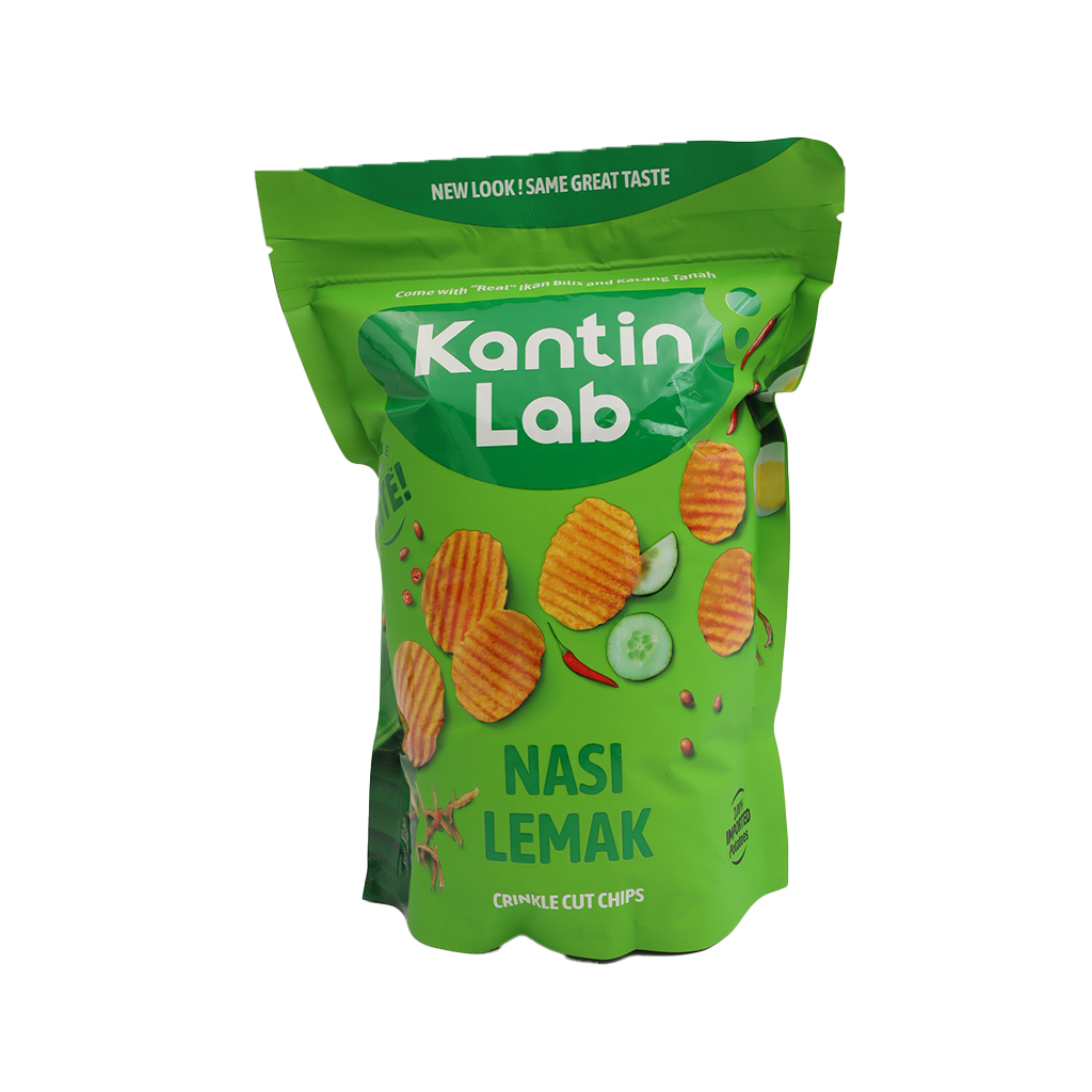 KANTIN LAB NASI LEMAK CRINKLE CUT CHIPS 100G