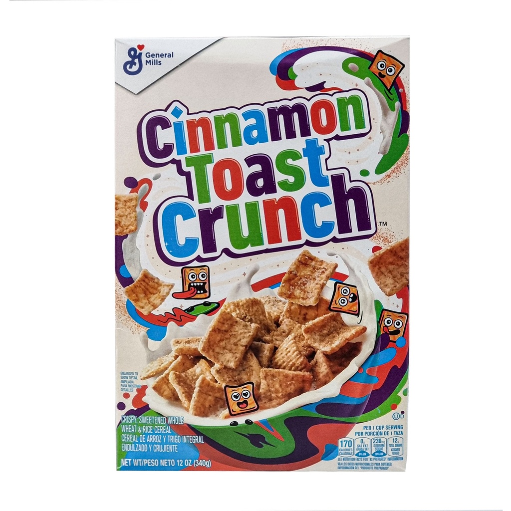 GENERAL MILLS CINNAMON TOAST CRUNCH CEREAL 340G | WHIM