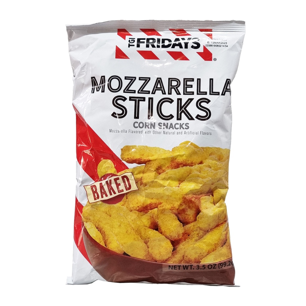 TGI FRIDAYS MOZZARELLA STICKS CORN SNACKS 99.2G