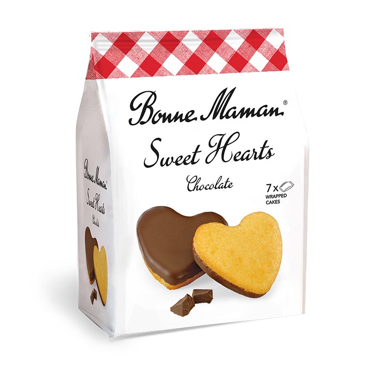 BONNE MAMAN CHOCOLATE SWEET HEARTS CHOCOLATE 175G