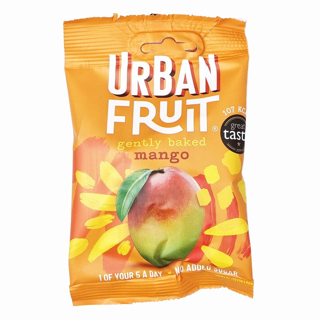 URBAN FRUIT GENTLY BAKED MANGO & PASSIONFRUIT 85G