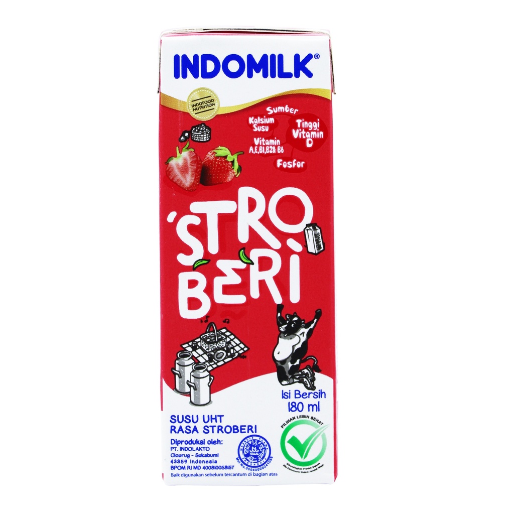 INDOMILK STRAWBERRY 180ML