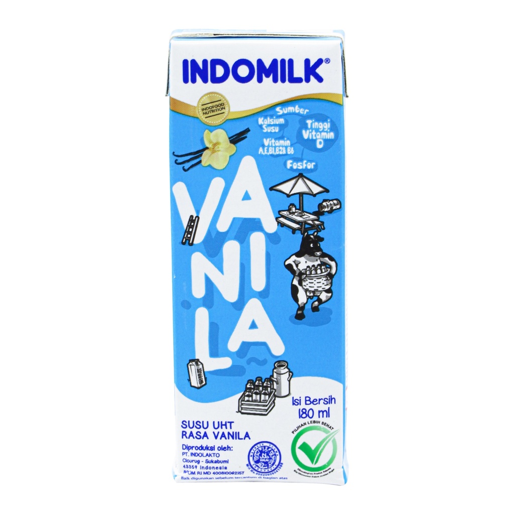 INDOMILK VANILLA 180ML