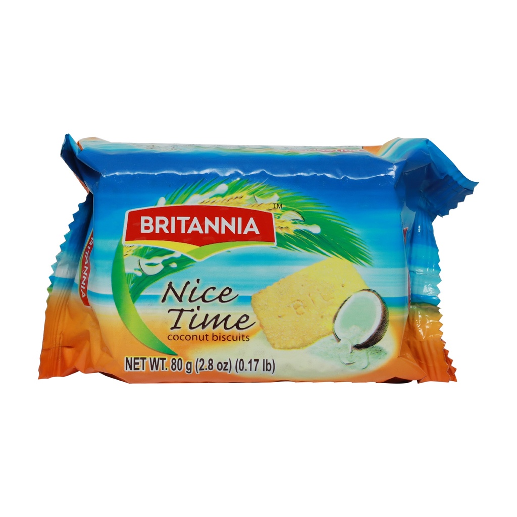 BRITANNIA NICE TIME COCONUT BISCUITS 80G