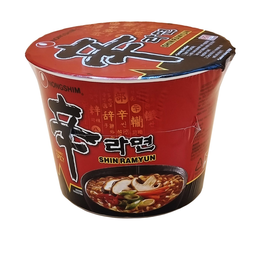 NONGSHIM SPICY MUSHROOM BOWL INSTANT NOODLES 117G