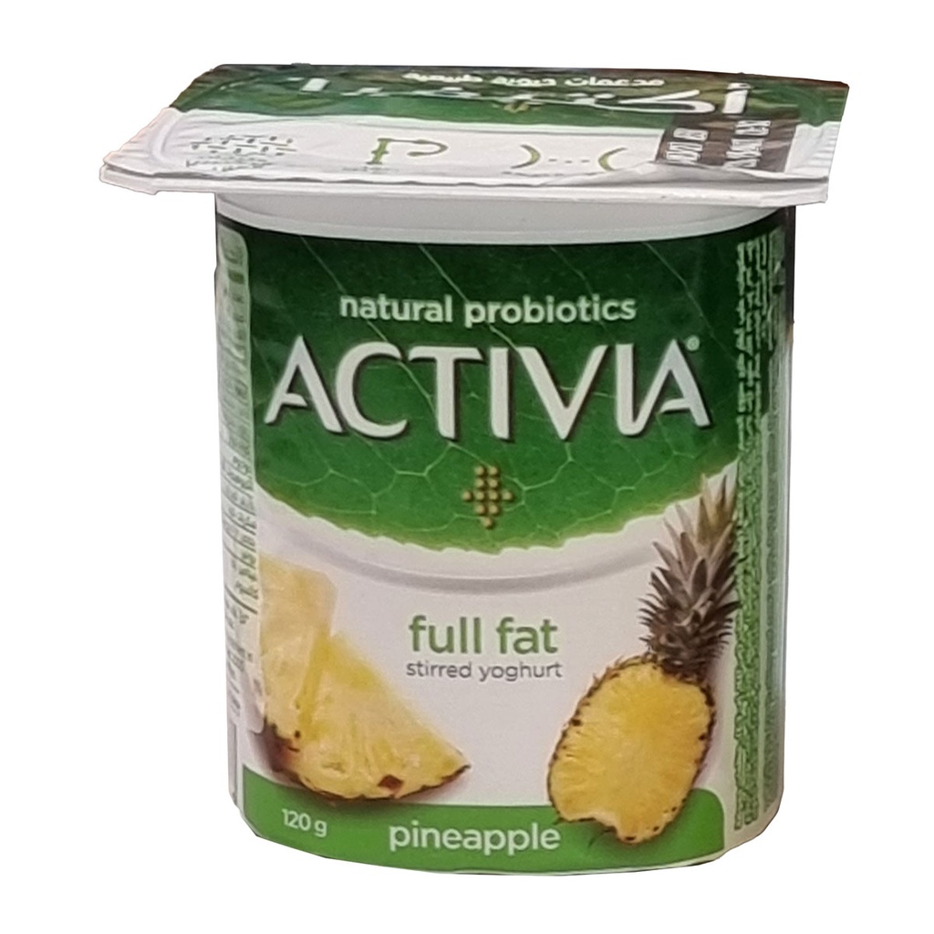 ACTIVIA PINEAPPLE YOGURT 120G