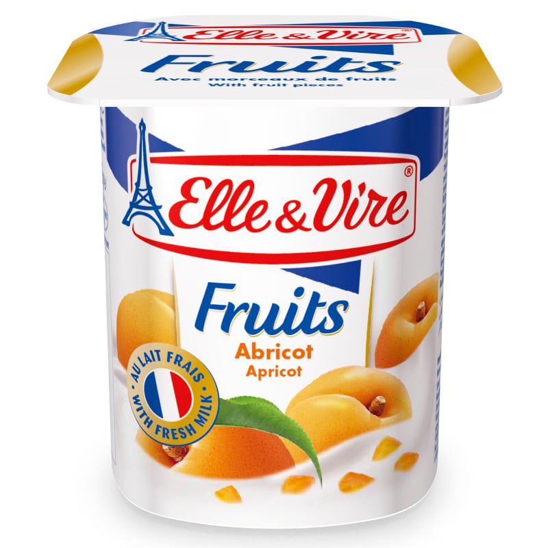 Elle & Vire Yoghurt Apricot 125g