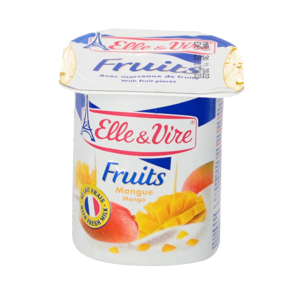 ELLE & VIRE YOGHURT MANGO 125G