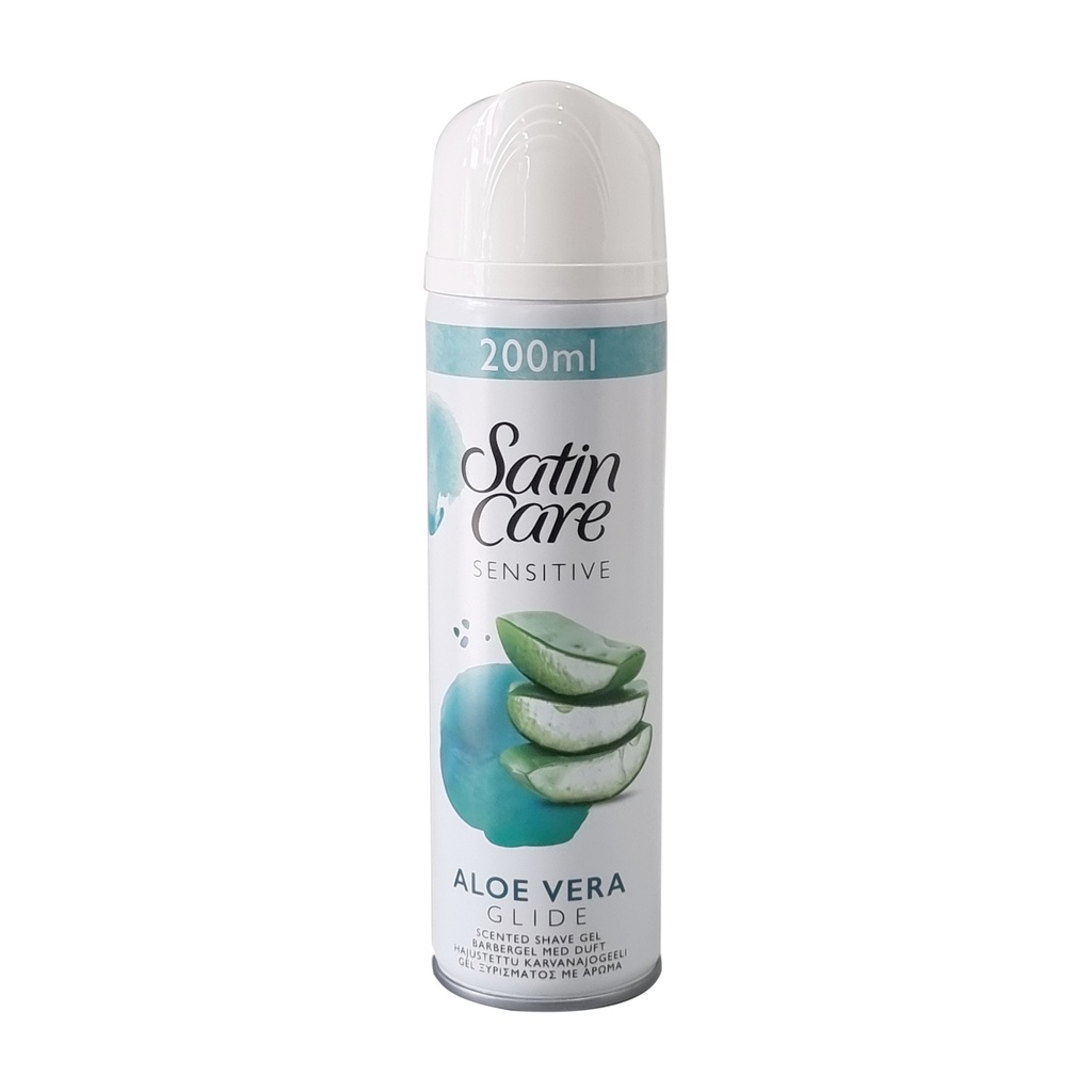 Gillette Satin Care Sensitive Shave Gel 200ml