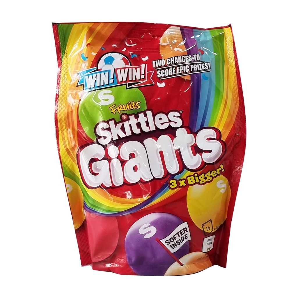 SKITTLES GIANTS FRUIT POUCH 141G