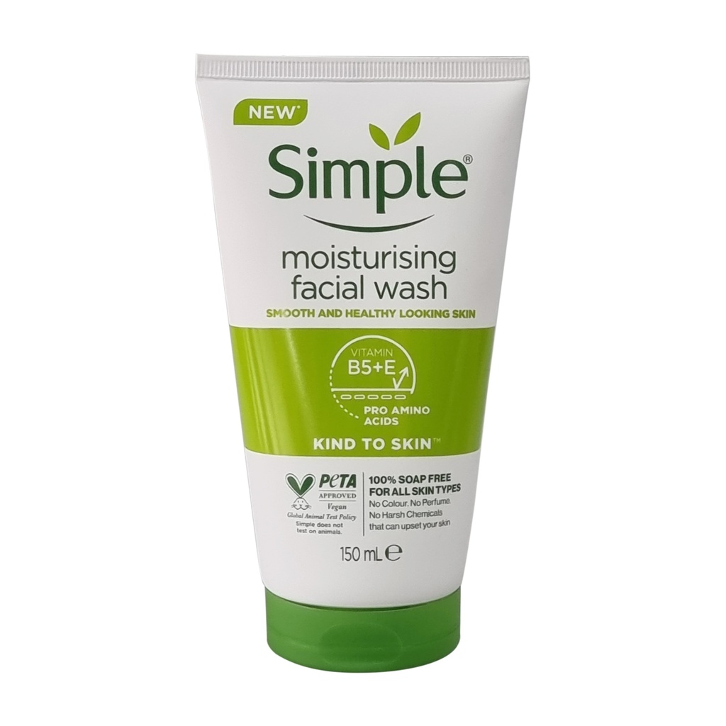 SIMPLE MOISTURIZING FACE WASH 150ML