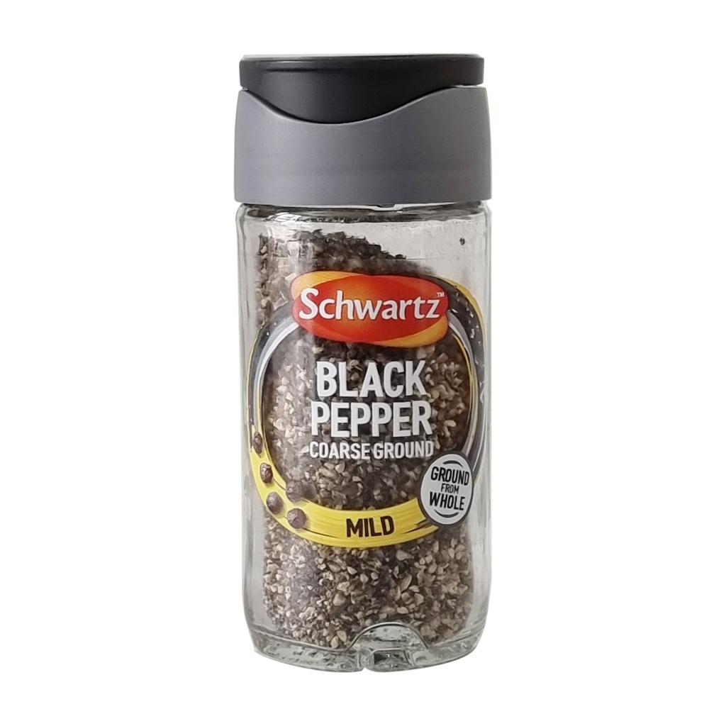 SCHWARTZ MILD COARSE GROUND BLACK PEPPER 33G