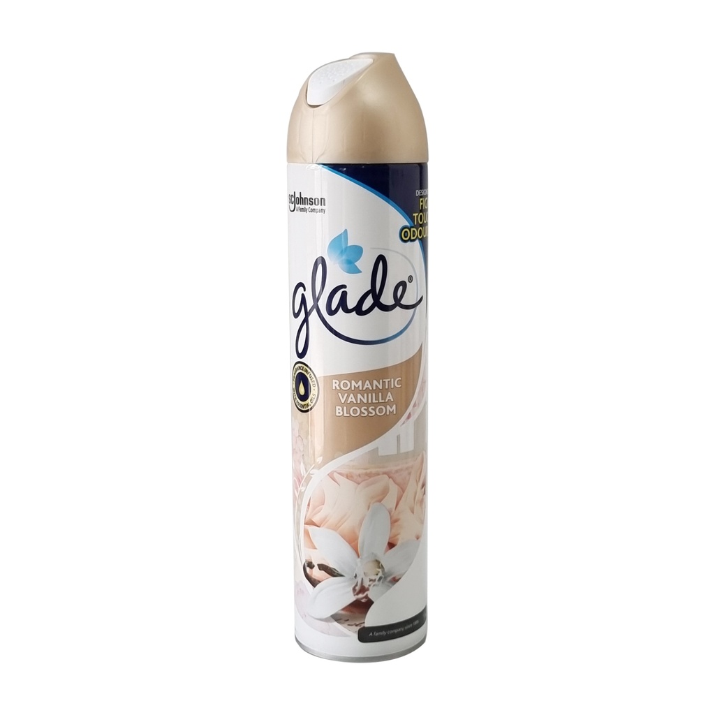 Glade Aerosol Air Freshener Romantic Vanilla Blossom 300ml