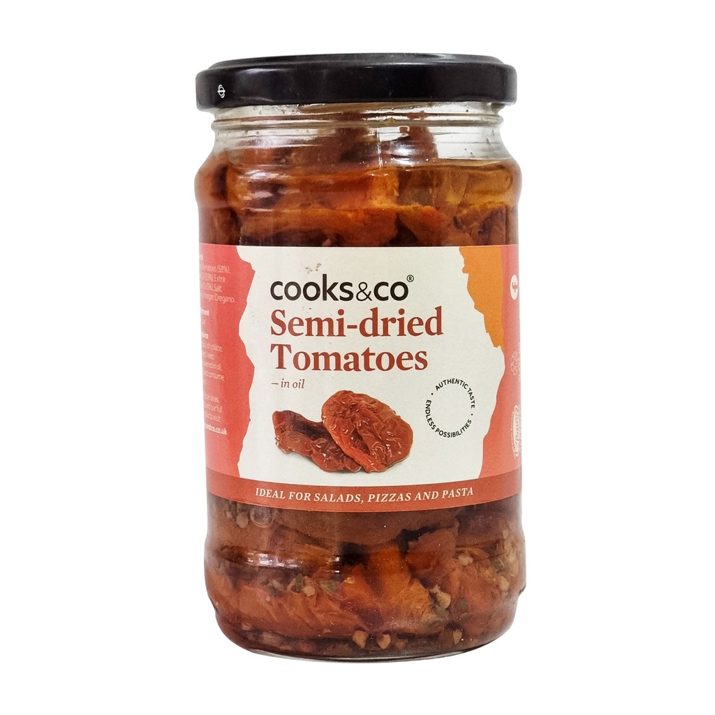 COOKS & CO SEMI SUN DRIED TOMATOES IN OIL 295G