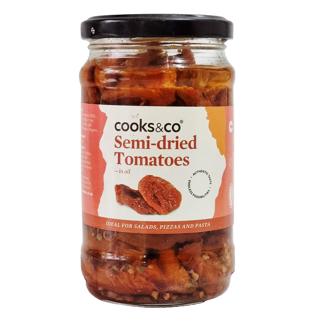 COOKS & CO SUN DRIED TOMATOES IN SUNFLOWER OIL 280G