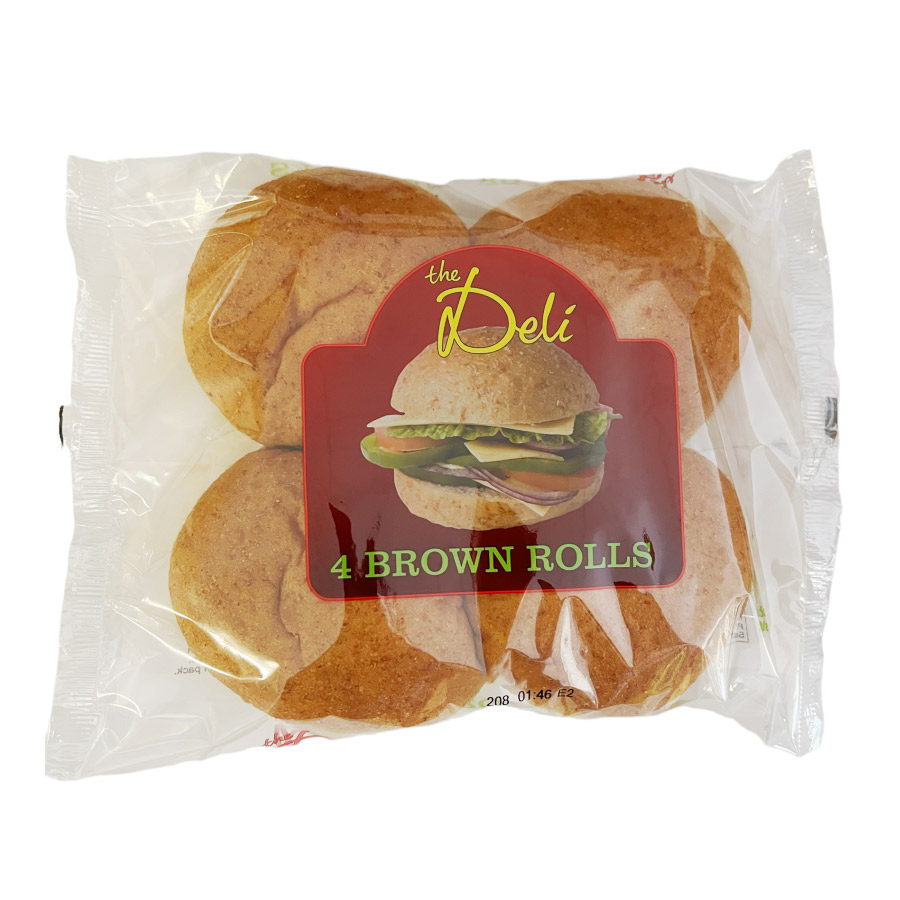 THE DELI 4 BROWN ROLLS