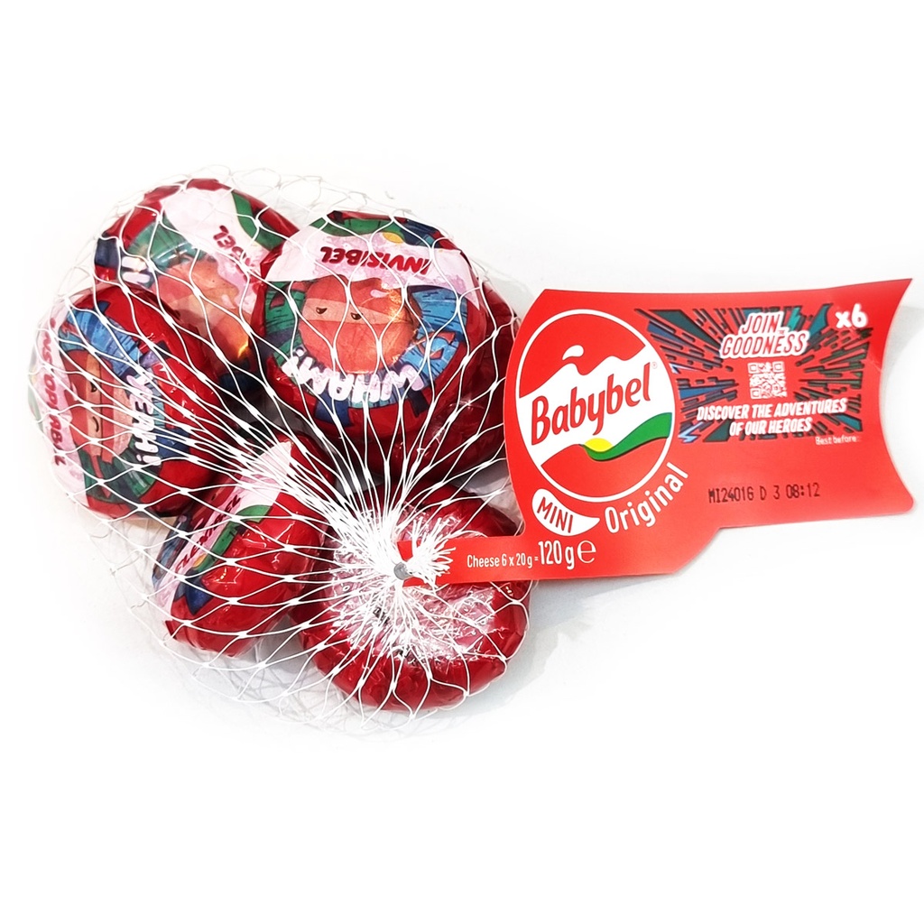 BABYBEL MINI ORIGINAL CHEESE SNACK 120G