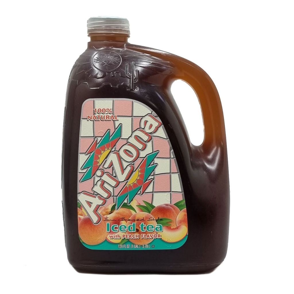 ARIZONA BEVERAGES PEACH ICED TEA 3.78L