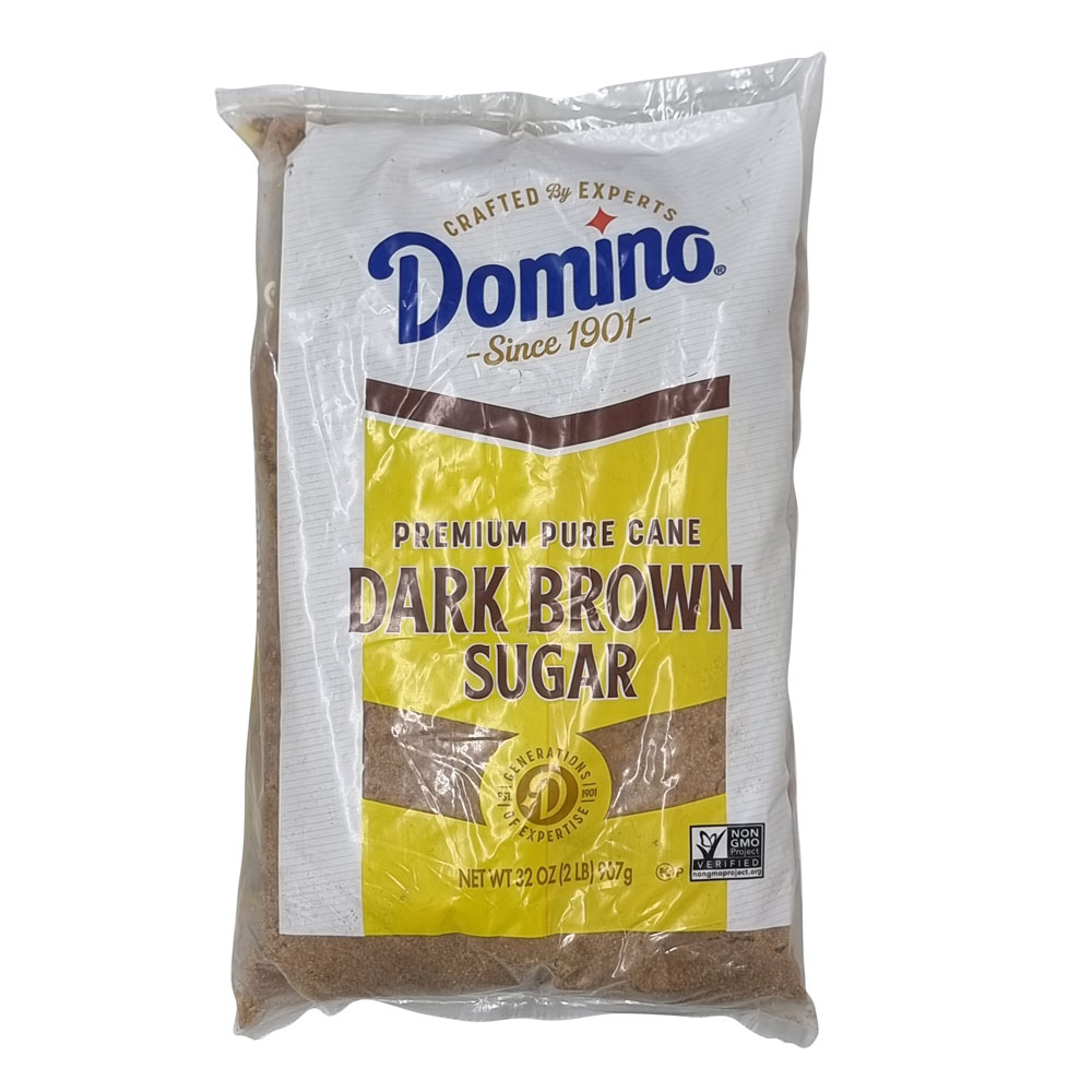 Domino Premium Pure Cane Dark Brown Sugar 907g