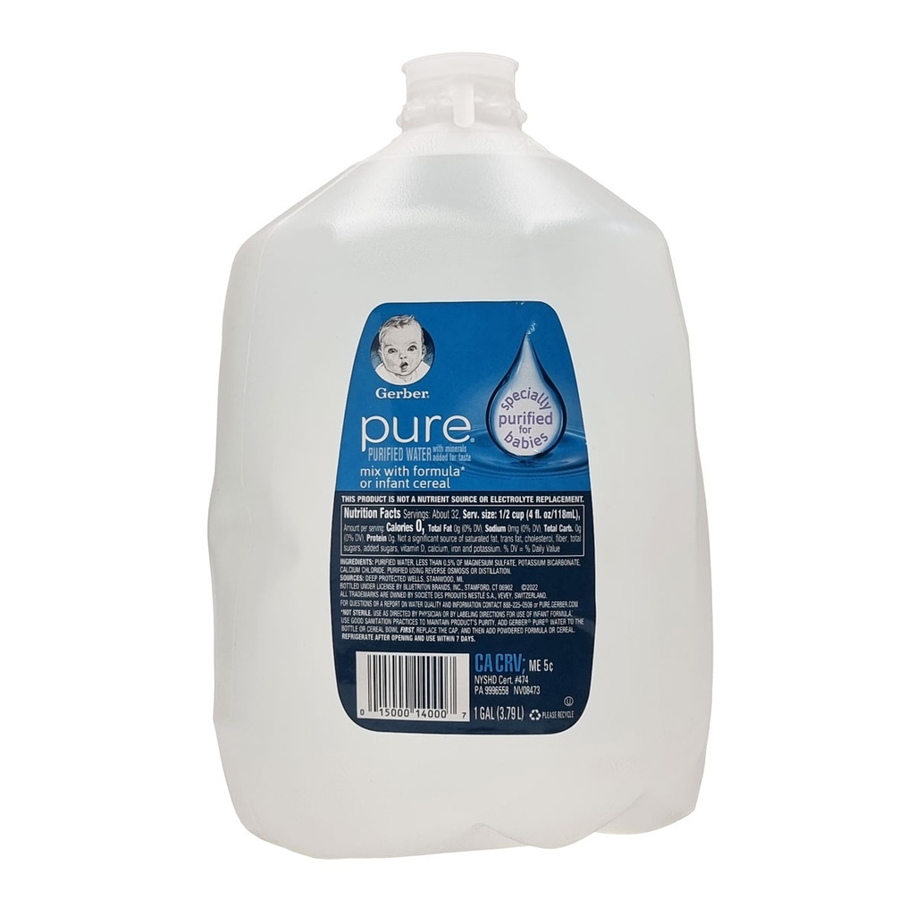 GERBER PURE WATER 3.79L