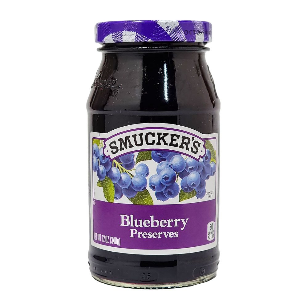 SMUCKERS BLUEBERRY PRESERVES 340G