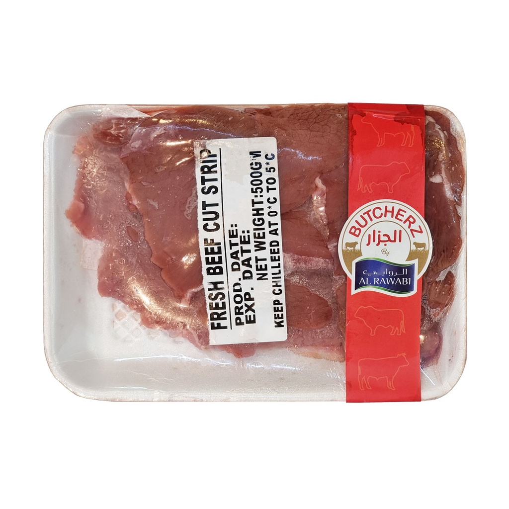 AL RAWABI FRESH BEEF CUT STRIPS 500G